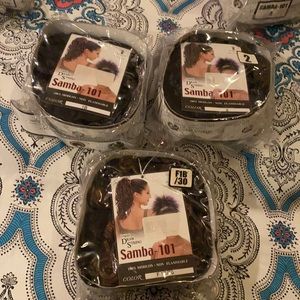 3 draw string ponytails